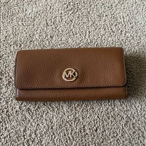 Michael Kors Tan Leather Wallet